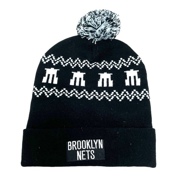 Brooklyn Nets Black Beanie - OS - Picture 2 of 3